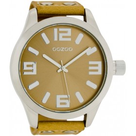 OOZOO Timepieces 51mm Sand Leather Strap C1005